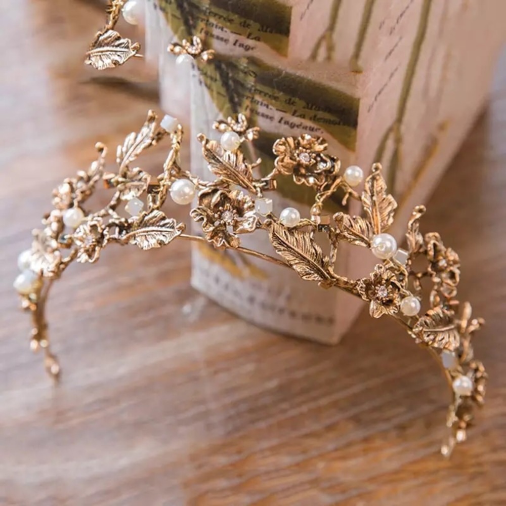 Gold tiara